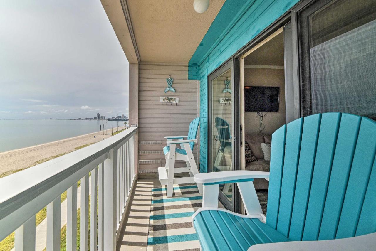 Updated Front Beach Condo With Resort Amenities! Corpus Christi Ngoại thất bức ảnh